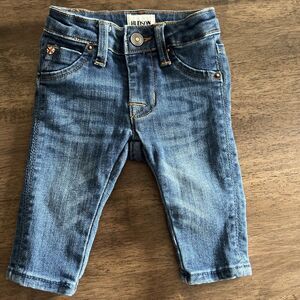 Hudson  Blue Jeans Baby Infant Flap Pockets Adjustable Waist 3 Months‎